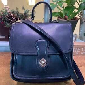 Vintage leather crossbody